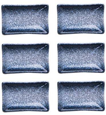 VNNHGB Bols à Trempette, Plat à Sauce - Ensemble de 6 Bols à Trempette en Porcelaine Plats à Trempette Mini Ramequin en céramique pour Sauce soja, Ketchup, Plat à Sauce d'assaisonnement (Couleur : A)