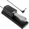VOHALO Universal Sustain Pedal for Keyboards Digital Pianos Foot Pedal 6.6ft/2m Extension Cable Polarity Switch with Anti-slip Rubber Bottom