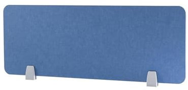 Clamp-on Acoustic Desk Divider, Stand Up Mounted Privacy Panel, Store Offices Library Home Clamp-On Partition Board, Reduce Noise