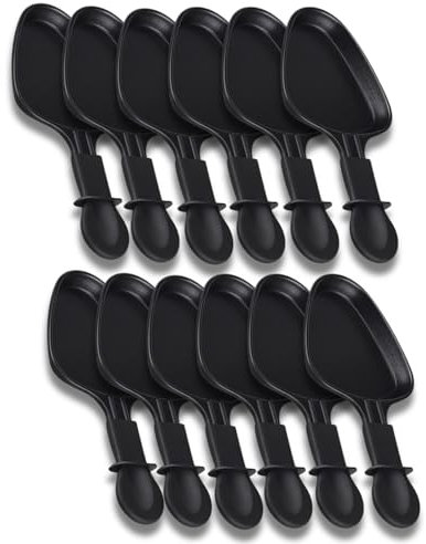 SOS Accessoire Poêlons à Raclette Antiadhésive | Lot de 1 à 12 | Mini Raclette Triangle | Compatible avec Appareil à Raclette Tefal | Design Ergonomique et Facile à