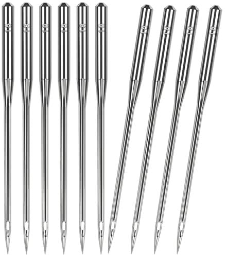 30 Stück Universalgröße 110/18 Heavy Duty Nähmaschinennadeln, Quliting Nähmaschinennadeln für Leder, kompatibel mit Art von Heim-Nähmaschine