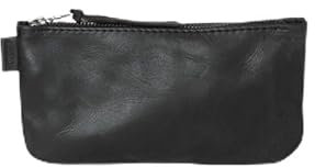 Rowdy Leder Travel Pouch - Farbe Charcoal