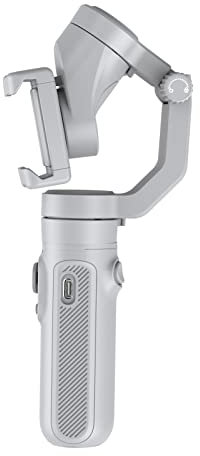 Qukaim CRANE-M2 S Combo Kit stabilizzatore cardanico compatto a 3 assi, luce di riempimento a LED, ricarica rapida PD, capacità di carico 280 g, mini treppiede, per smartphone e fotocamera Mirrorl