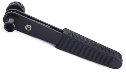 POPETPOP piccola chiave inglese Chiave a cricchetto 1/4 cacciavite a cricchetto Black