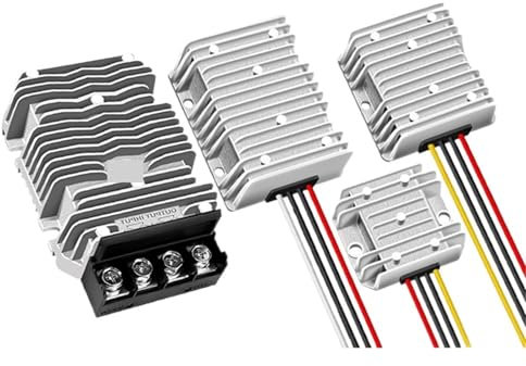 1 Fuente de alimentación de 12 V, 24 V a 6 V, 10 A, 20 A, 30 A, 40 A, 50 A, 60 A, Reductor de Voltaje CC/CC, regulador de Voltaje for Coche y camión.(20A)