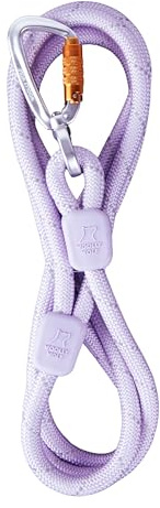 Woolly Wolf Leine 1,80 m Lavendel Mix - Langlebige Hundeleine aus recyceltem Polyester, Reflektierend & Leicht, Mit Aluminium-Drehverschluss-Karabiner 22 g
