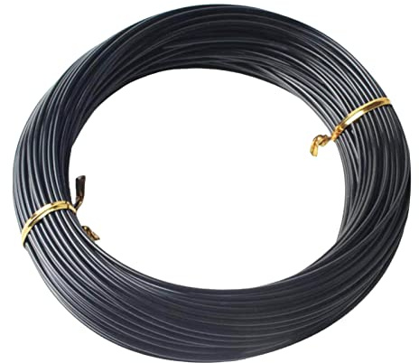 Monofile Angelschnur, Mono-Nylon, 30 m Durchmesser, 1,6 mm, 145 kg, Schwarz