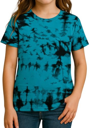 A2Z 4 Kids Tie Dye 250 T Shirt Aqua 13