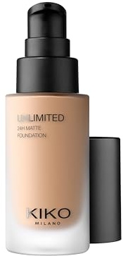 KIKO Milano Unlimited 24H Matte Foundation 6 NG, Long-Lasting Matt Liquid Foundation With Up To 24-Hour Hold
