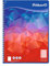 Pelikan 100113 Spiralblock A5, 80 Blatt, Lineatur 28 (kariert), Schulschreibpapier, 90g/m², FSC Mix, weiß