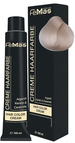 FemMas Haarfarbe Superaufheller Ultra Natural 900 S I Creme Haarfarbe zur Aufhellung um bis zu 5 Tonstufen I Dauerhafte Haarfärbung für strahlende, haltbare Farbergebnisse I 100 ml