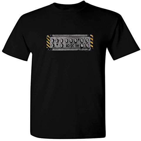 AC/DC - Knobs (Herren Organic T-Shirt mit Front & Backprint) (Schwarz, XL)