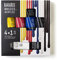 iquitex 3699406 Basics Acrylfarben Set – 4 Farben 75ml + 1x118ml Tuben, lichtechte Künstler-Acrylfarbe, seidenglänzend, für Anfänger & Profis, ideal für Leinwand & kreative Projekte
