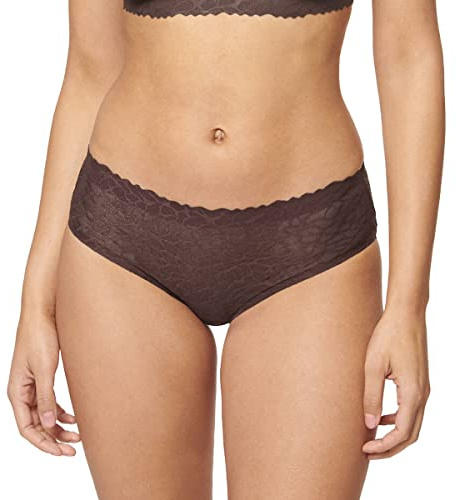 Sloggi Damen Zero Feel Lace 2.0 Hipster, Ebony Brown, S