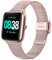 Issinlky Veryfitpro ID 205L Armband, 19mm Armband Edelstahl Metallarmband für GRV FC1 IDW 15 ID205S ID205G ID215G ID216 YM205L Uwatch3 Ufit GT BV205L TE021 SW020 SW021 SW023 Smartwatch