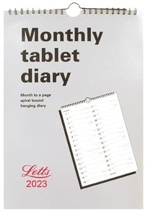 Letts Monthly Tablet Diary 2023 23-TMT+ free finchley refill pen (6)