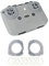 KEYESMINER Accessori per droni for DJI Mini 2 Telecomando Joystick Rocker Stick Damper for DJI Mavic Air 2/Air 2s/Mini 2 Drone Accessori sostituibile (Color : Light Grey)
