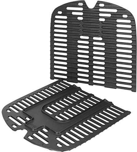 Gusseisen-Grillroste für Weber Traveler Gasgrill, 9010001 Modell, Grill-Ersatzteil für Weber Traveler Grillabdeckung, 2 Stück
