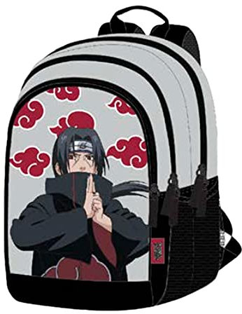 NARUTO Unisex Kinder Itachi Zwei Fächern Schulrucksack, bunt