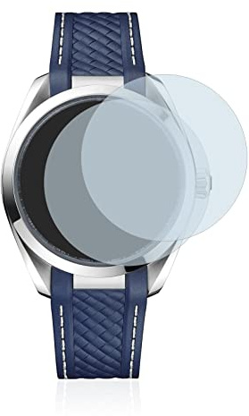 BROTECT Schutzfolie für Omega Seamaster AQUA TERRA 150 M (41mm) | 2 Stück Transparenter Displayschutz Made in Germany Klare Full-Screen Folie Full-Cover 3D Curved Montage Kit