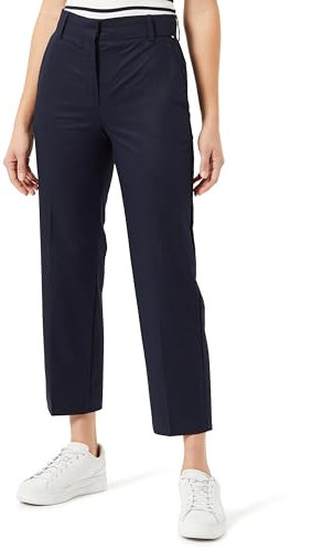 Tommy Hilfiger Co Blend Slim Straight Chino Ww0Ww40504, Pantaloni in Tessuto, Donna, Blu (Desert Sky), 34