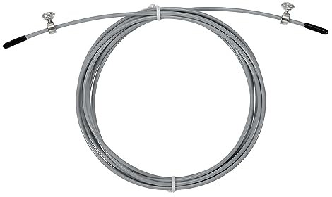 PATIKIL 10Ft Speed Jump Rope Replacement Cable, 2.5mm Professional Skipping Rope Steel Wire Replace for High Speed Jump Ropes, Grey