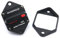CGEAMDY Disjoncteur De Voiture, Disjoncteur 12V-48V-Porte-Fusible, Disjoncteur étanche Avec Réinitialisation Manuelle De Voiture Étanche, Pour Moteur Auto Marine Bateau Vélo Stéréo Audio(60A)