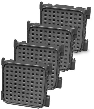 EVAYP 4x Aktivkohlefilter Frischluftfilter Liebherr Passend für 7440021-00 988246000 9882460 9882429 9096989 Kühlschrank und Weinkühler Frischluftfilter