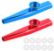 VAEIORP 2 pcs Metall Zu Flöte Aluminium Legierung 10 Flöte Membran Vintage Geschenk Box