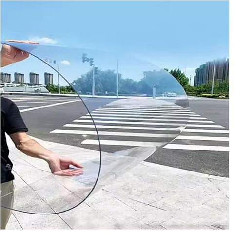 AFGZQ Pannelli Plastica Trasparente Coperture Serre, Lastra Policarbonato, Copertura Antipioggia Protezione UV, for Serre, Stadi E Tettoie, Facile Tagliare(Size:5.1x3.3ft)