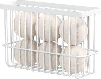 lehua Magnetic Dryer Holder for Laundry Room Organization, Magnetic Lint Bin for Laundry Room, Iron Dryer Container