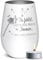 PR Print Royal Trauer Windlicht mit Gravur - Du fehlst - mit Name gravieren - Trauergeschenk, Gedenklicht, Geschenke für Trauernde | inkl. Teelicht, 450 ml, Weiß/Silber