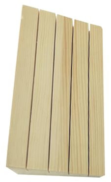 ORFOFE Holzsockel Deckanzeige Spielbasis Tablett Spielen Kartenspielhalter Spielunterstützung Display-Basis Spielen Domino-Halter Spielen Mesa De Domino Spielständer Deckhalter Bambus