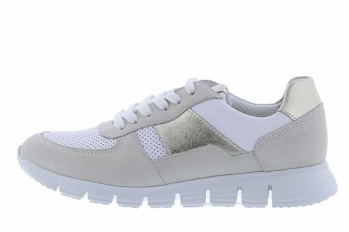 Sioux Damen Mokrunner Da Sneaker, Bone Snow LightGold, 42 EU