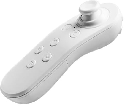 Boddceto Contrôleur de à Distance Bluetooth sans VR Joystick Gamepad Télécommande Somatosensorielle Blanc