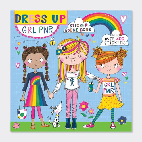 Sticker Scene and Colouring Activity Book - GRL PWR Dress Up