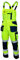 ART.MAS Hi-Vis Bib and Brace Overalls Yellow Class 2 Visibility Work Dungarees with Reflective Bands - Comfort & Safe Construction Railway Highway Workwear (30/32 Inch - 48 EU, NO Knee Pads)