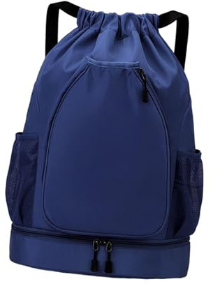 Perfeclan Tennis -Rucksack Sport -Rucksack tragbarer Schläger mit Schuhfach wasserdichte Badminton -Tasche für Pickleball, Blau