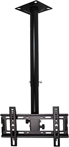 Ceiling TV Mount,Adjustable Height TV Bracket Fits 14-32inch LED Plasma Panel Display,TV Pole Mount Holds Up to 88lbs/40kg,Max VESA 200x200mm TV Mount,A,0.52.5m