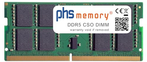 32GB RAM modulo compatibile con HP OMEN MAX 16-ah0019nt DDR5 CSODIMM 6400MHz PC5-51200S