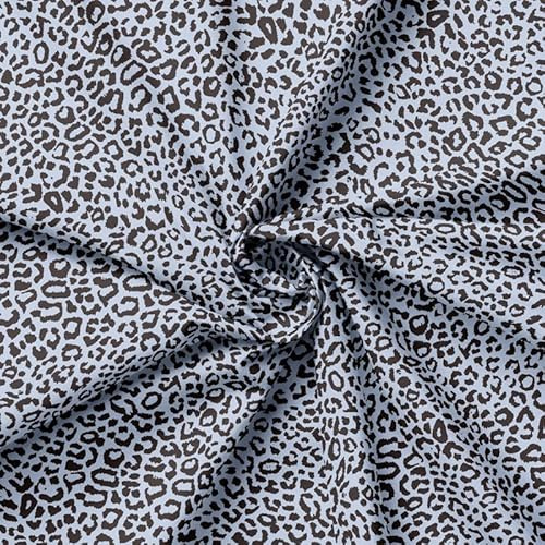 PAWOTEX Uni Jersey stoff meterware Kinder Dicken Jersey stoff mädchen winter jungen Baumwollstoff meterware gemustert Stoff meterware jersey zum Nähen von Kleidung Öko-Tex 100% Baumwolle 150cm x 50cm