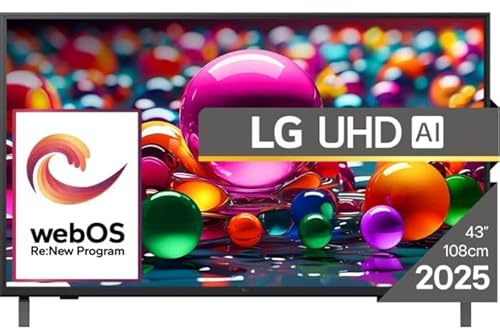 LG 43UA74003LB 43 4K UHD LED Smart-TV (webOS 25, HDR10 Pro, 60Hz) (LG43UA74003LB)