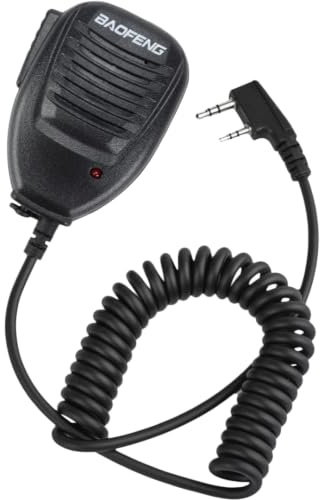 BAOFENG Microphone police walkie talkie microphone accessories ham radio speaker microphone UV-5R BF-F8HP 5RM UV-32 DM-32 UV-5G Plus GM-15PRO GM-5RH K5PLUS AR-152 UV-82