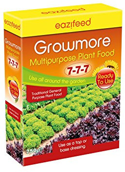 Eazifeed 2 x Grow More 750g multi Purpose Fertiliser plant food feed
