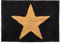 Brandsseller Badematte Badteppich Badewannenvorleger Duschvorleger - ca. 90x62 cm - Schwarz/Beige Stern