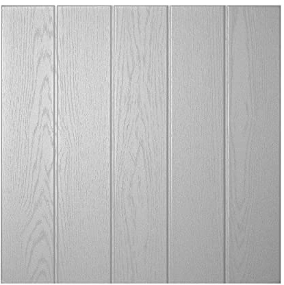 Decosa Deckenplatten ATHEN in Hellgrau - 80 Platten = 20 m2 - Deckenpaneele - Decken Paneele aus Styropor - 50 x 50 cm
