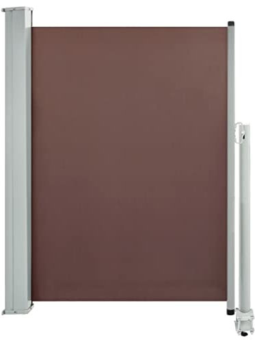 vidaXL Tenda laterale retrattile, 100 x 300 cm, colore: Marrone