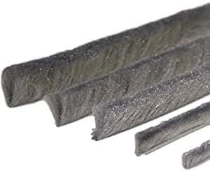 Bürstendichtung Meterware mit Nut von 5mm bis 25mm für Fliegengitter Dichtung Fenster Türen Insektenschutz Rolladen Rolläden mit Nut (5, 4,8 x 5mm)