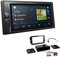 Pioneer DMH-G220BT 2-DIN Autoradio Mediacenter Bluetooth USB AUX passend für Jeep Grand Cherokee III 2005-2007 schwarz