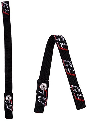 Sharplace 2er Pack Hockey Helm Kinnriemen Loop Style Robuster Nylon Gurt Kinnriemen